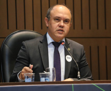 Painel  - Combate à corrupção por meio de políticas públicas. Na foto, Edvandir Feliz De Paiva ? Delegado da PF e Presidente da ADPF. Foto: José Fernando Ogura/ANPr