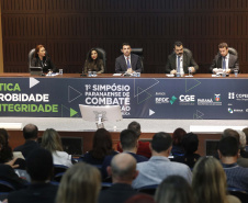 Simpósio: Ética, Probidade e Integridade. N/F:Curitiba, 14-06-19.Foto: Arnaldo Alves / ANPr.