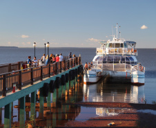 04/2019 - Foz do Iguaçu - Catamaran - Lago de Itaipu. Foto: José Fernando Ogura/ANPr