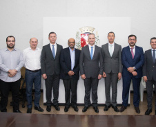 A Receita Estadual do Paraná e a Prefeitura de Maringá firmaram nesta quarta-feira (03) uma parceria que vai aprimorar a fiscalização e promover uma concorrência mais saudável entre os postos de combustível da cidade.  -  Maringá, 03/07/2019  -  Foto: Vivian Silva/Divulgação SEFA
