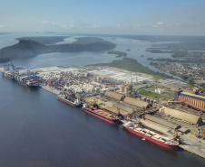 04/2019 - Porto de Paranaguá. Foto: José Fernando Ogura/ANPr
