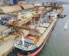 04/2019 - Porto de Paranaguá. Foto: José Fernando Ogura/ANPr
