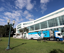 O bairro Uberaba, em Curitiba, será o primeiro do Paraná a receber o projeto Carretas do Conhecimento, idealizado pelo Governo do Paraná, através da Secretaria da Justiça, Família e Trabalho, em parceria com a Volkswagen e o Senai-PR