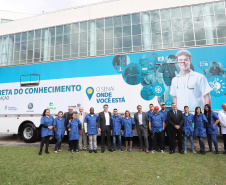 O bairro Uberaba, em Curitiba, será o primeiro do Paraná a receber o projeto Carretas do Conhecimento, idealizado pelo Governo do Paraná, através da Secretaria da Justiça, Família e Trabalho, em parceria com a Volkswagen e o Senai-PR