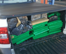 Polícia apreende 1,4 tonelada de droga em rodovias do Estado. Foto: PCPR