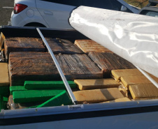 Polícia apreende 1,4 tonelada de droga em rodovias do Estado. Foto: PCPR