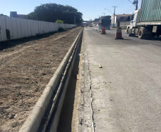 O litoral paranaense conta com R$ 29,3 milhões em obras do Departamento de Estradas de Rodagem do Paraná. O município de Paranaguá concentra os investimentos, com a construção de um viaduto na interseção da BR-277 com Avenida Ayrton Senna e a recuperação da Avenida Bento Rocha. Foto: Divulgação/DER