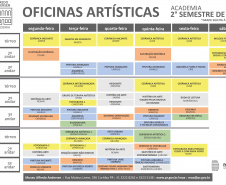 Essa é a última semana de inscrições para quem quiser participar dos cursos de arte do 2º semestre da Academia Andersen, espaço de oficinas do Museu Casa Alfredo Andersen (MCAA). As matrículas podem ser feitas até esta sexta-feira (2). As aulas iniciam na segunda-feira (5).