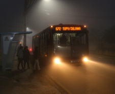 Os moradores de Araucária ganharam uma nova ligação de ônibus com Curitiba. Atendendo a uma reivindicação antiga dos moradores, a linha Vila Juliana foi estendida até o bairro Campina da Barra, na cidade da região metropolitana. Foto: José Fernando Ogura/ANPr