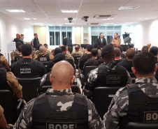 PM realiza operação contra facções criminosas em 40 cidades. Foto:PMPR