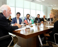O vice-governador Darci Piana se reuniu nesta sexta-feira (2), no Palácio Iguaçu, com representantes da Corporação de Investimento Privado no Exterior (OPIC, da sigla em inglês) com interesse em investir em projetos do Estado