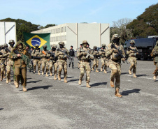 São José dos Pinhais, 09 de agosto de 2019. Solenidade alusiva ao Aniversário da PMPR. Foto: Desfile do COE.