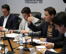 Governador Carlos Massa Ratinho Junior apresenta Banco de Projetos. Curitiba, 26/08/2019. Foto: José Fernando Ogura/AEN