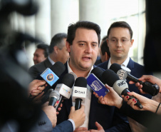 Governador Carlos Massa Ratinho Junior apresenta Banco de Projetos. Curitiba, 26/08/2019. Foto: José Fernando Ogura/AEN