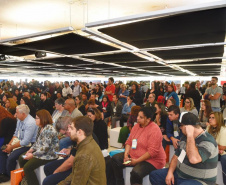 As ações implantadas pelo Governo do Estado para o desenvolvimento do turismo foram apresentadas nesta quinta-feira (29) no evento Experiência Braztoa Sul 2019, realizada no Museu Oscar Niemeyer, em Curitiba. O evento é voltado a agentes de viagem e profissionais de turismo. Foto: Denis Ferreira Netto/SEDEST