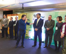 As ações implantadas pelo Governo do Estado para o desenvolvimento do turismo foram apresentadas nesta quinta-feira (29) no evento Experiência Braztoa Sul 2019, realizada no Museu Oscar Niemeyer, em Curitiba. O evento é voltado a agentes de viagem e profissionais de turismo. Foto: Denis Ferreira Netto/SEDEST