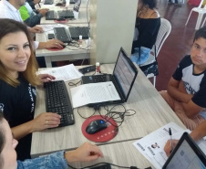 A feira de serviços ficou marcada por várias ações, mas uma em especial.  Foto: Divulgação/SEJUF