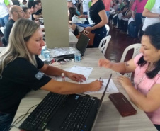 A feira de serviços ficou marcada por várias ações, mas uma em especial.  Foto: Divulgação/SEJUF