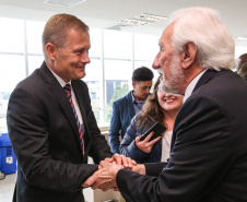 O governador Carlos Massa Ratinho Junior recebe nesta quarta-feira (04) o embaixador da Dinamarca no Brasil, Nicolai Prytz no Palácio Iguaçu acompanhado do vice-governador Darci Piani.   03/09/2019 - Foto: Geraldo Bubniak/AEN