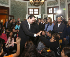 Governador Carlos Massa Ratinho Junior lança Projeto "Rolê Cultural", no Museu Paranaense. Curitiba,04/09/2019 Foto:Jaelson Lucas /AEN