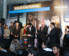Governador Carlos Massa Ratinho Junior lan;ca Projeto "Rolê Cultural" no Museu Paranaense. Curitiba,04/09/2019 Foto:Jaelson Lucas / AEN