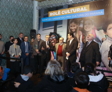Governador Carlos Massa Ratinho Junior lan;ca Projeto "Rolê Cultural" no Museu Paranaense. Curitiba,04/09/2019 Foto:Jaelson Lucas / AEN