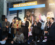 Governador Carlos Massa Ratinho Junior lan;ca Projeto "Rolê Cultural" no Museu Paranaense. Curitiba,04/09/2019 Foto:Jaelson Lucas / AEN