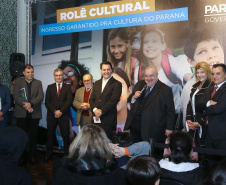 Governador Carlos Massa Ratinho Junior lan;ca Projeto "Rolê Cultural" no Museu Paranaense. Curitiba,04/09/2019 Foto:Jaelson Lucas / AEN