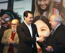 Governador Carlos Massa Ratinho Junior lan;ca Projeto "Rolê Cultural" no Museu Paranaense. Curitiba,04/09/2019 Foto:Jaelson Lucas / AEN