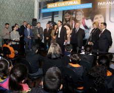 Governador Carlos Massa Ratinho Junior lan;ca Projeto "Rolê Cultural" no Museu Paranaense. Curitiba,04/09/2019 Foto:Jaelson Lucas / AEN