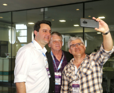  Governador Carlos Massa Ratinho Junior participa do 10º Congresso Nacional Moveleiro, em Arapongas, no Norte do Paraná. Foto: Gilson Abreu/AEN