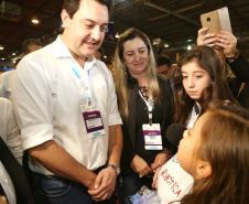  Governador Carlos Massa Ratinho Junior participa do 10º Congresso Nacional Moveleiro, em Arapongas, no Norte do Paraná. Foto: Gilson Abreu/AEN