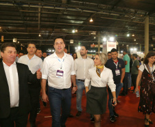  Governador Carlos Massa Ratinho Junior participa do 10º Congresso Nacional Moveleiro, em Arapongas, no Norte do Paraná. Foto: Gilson Abreu/AEN