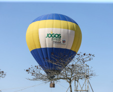 Jogos Aventura e Natureza.  Balonismo. 10/08/2019 -  Foto: Geraldo Bubniak/ANPr