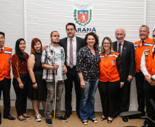 O Governador Carlos Massa Ratinho Júnior, durante reunião com a equipe de governo. 09/09/2019 - Foto: Geraldo Bubniak/AEN