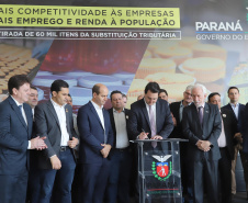 O governador Carlos Massa Ratinho Junior assina nesta terça-feira (10), às 9h30, no Palácio Iguaçu, decreto determinando a retirada de mais de 60 mil itens do setor de alimentos do regime de substituição tributária