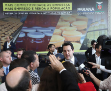 O governador Carlos Massa Ratinho Junior assina nesta terça-feira (10), às 9h30, no Palácio Iguaçu, decreto determinando a retirada de mais de 60 mil itens do setor de alimentos do regime de substituição tributária