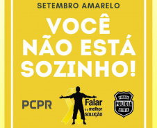 Polícia Civil do Paraná promove ações de prevenção ao suicídio. 