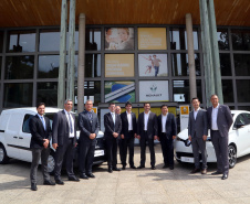 O governador Carlos Massa Ratinho Junior reforçou nesta quarta-feira (11) a determinação do Estado em apoiar iniciativas para ampliar a mobilidade sustentável no Paraná. Ele esteve no Complexo Ayrton Senna, que abriga quatro fábricas da Renault, em São José dos Pinhais, na Região Metropolitana de Curitiba.Foto Gilson Abreu/AEN