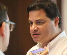 O governador Carlos Massa Ratinho Jr, reuniu-se com empresários da empresa Tirol, que anunciaram investimentos no município de Ipiranga