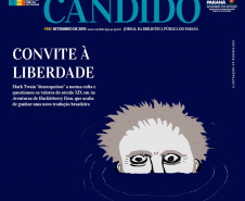 Jornal Cândido destaca obra e a trajetória de Mark Twain. Foto:Divulgação/BPP