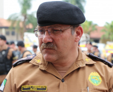 Curitiba, 12 de Setembro de 2019. Operação Todos por Um. Foto: entrevista Ten Cel Elias Comandante da Operação. 