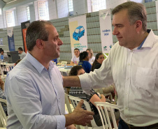 Em Almirante Tamandaré, município da Região Metropolitana de Curitiba, a 15ª edição do Paraná Cidadão na gestão do governador Carlos Massa Ratinho Júnior registrou quase 17 mil atendimentos no Ginásio de Esportes Buzatão. Foto: Divulgação/SEJUF