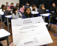 Propostas diferentes preparam alunos para a Prova Paraná. Foto: José Fernando Ogura/AEN