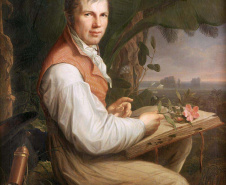 Há 250 anos nascia o alemão Alexander von Humboldt (1769-1859), importante pesquisador e explorador na época em que a ciência apenas começava a se desenvolver de forma sistemática. Cientista polivalente, contribuiu em diferentes áreas como a etnografia, antropologia, física, geografia, geologia, botânica, entre outras.Foto: Divulgação/SEEC