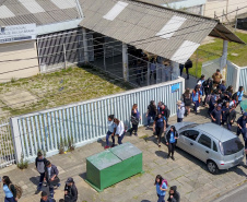 Programa Escola Segura. Colégio Estadual Professora Marlize da Luz Brand. Araucária,16/09/2019. Foto: José Fernando Ogura/AEN
