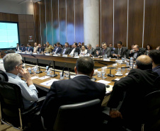 Governador Calos Massa Ratinho Junior participa da reunião do secretáriado. Curitiba,17/09/2019 Foto:Jaelson Lucas / AEN