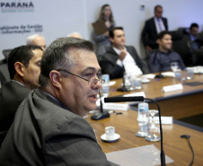 Governador Calos Massa Ratinho Junior participa da reunião do secretáriado. Curitiba,17/09/2019 Foto:Jaelson Lucas / AEN