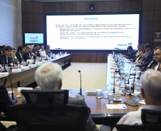 Governador Calos Massa Ratinho Junior participa da reunião do secretáriado. Curitiba,17/09/2019 Foto:Jaelson Lucas / AEN