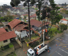 O temporal que atingiu a metade Leste do Paraná na tarde desta quarta-feira (18) afetou 12.227 pessoas e danificou 3.222 residências, mostra o boletim da Coordenadoria Estadual de Proteção e Defesa Civil, atualizado às 12 horas desta quinta-feira (19). As chuvas, granizos e vendavais afetaram 21 municípios da Região Metropolitana de Curitiba, Campos Gerais, Centro e Centro-Sul do Estado. Foto: José Fernando Ogura/AEN